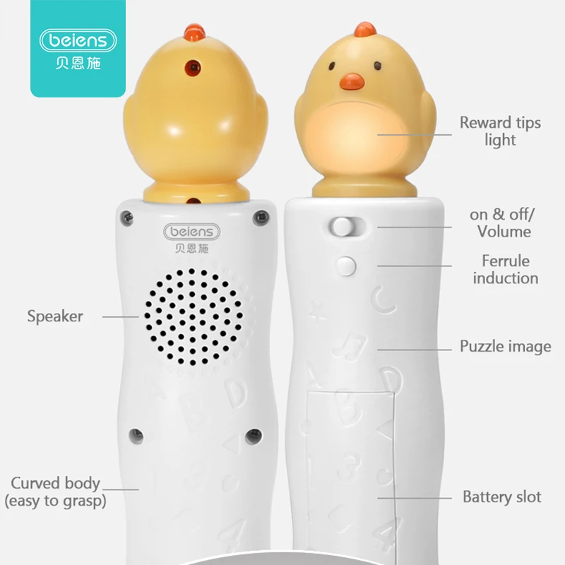 low cost Beiens Stacking Rings Toy Baby Rainbow Tower Ring Rattles Toys Children Building Blocks Stack Up As