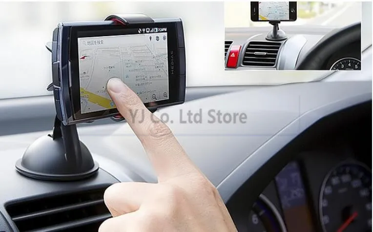 Автомобиль-Стайлинг 360 градусов вращающийся автомобилей Sucker держатель телефона для gps мини Планшеты MP4 держатель стенты Vent Поддержка для