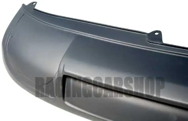 Неокрашенный S4 стиль задний диффузор одиночный PU для AUDI A4 B8 2008-2012 A008F