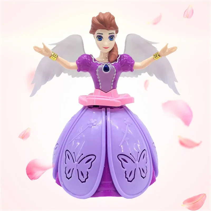 Disney Princess Toys Frozen Elsa Anna Doll With Wings Action Figure Rotating Dance Projection Light Music Model Dolls For Girl Disney Princess Toys Frozen Elsa Anna Doll With Wings Action Figure Rotating Dance Projection Light Music Model Dolls For Girl