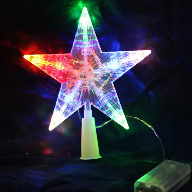 Estrellas para arbol de navidad con luces - Feliz navidad ...