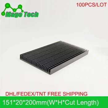 

LED Aluminum Heatsink Plate Radiator Cooling Cooler Fit Transistor IC Thermal Conductivity LED Radiator Electronics