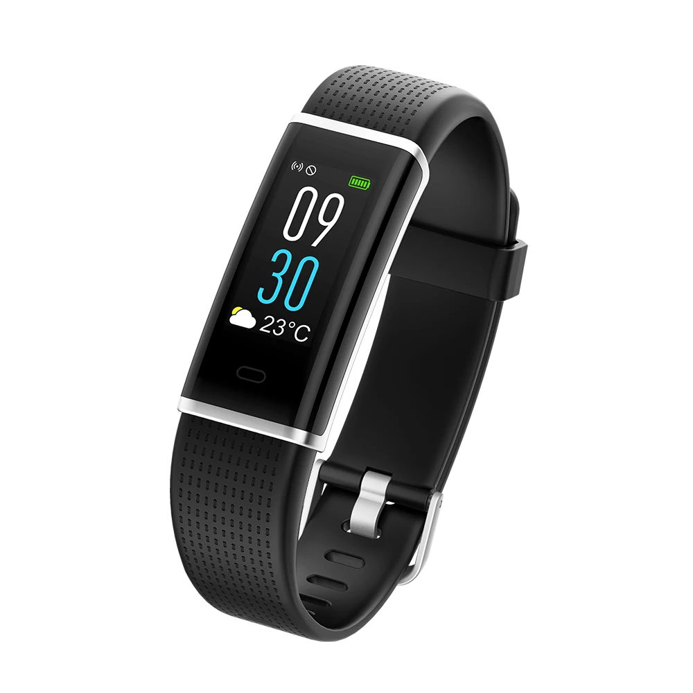 

696 ID130C Color HR Smart Band Bracelet Heart Rate Monitor Bluetooth 4.0 Smartband
