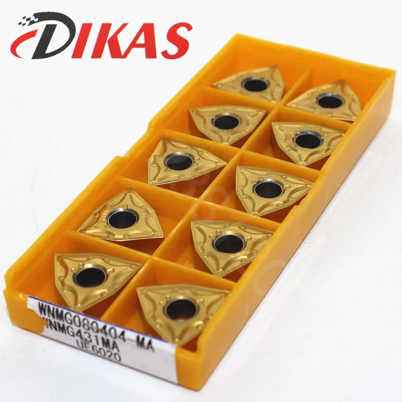 

Free shipping WNMG080404/08 MA UE6020 MITSUBISHI External Turning Tools Carbide insert Lathe cutter Tool