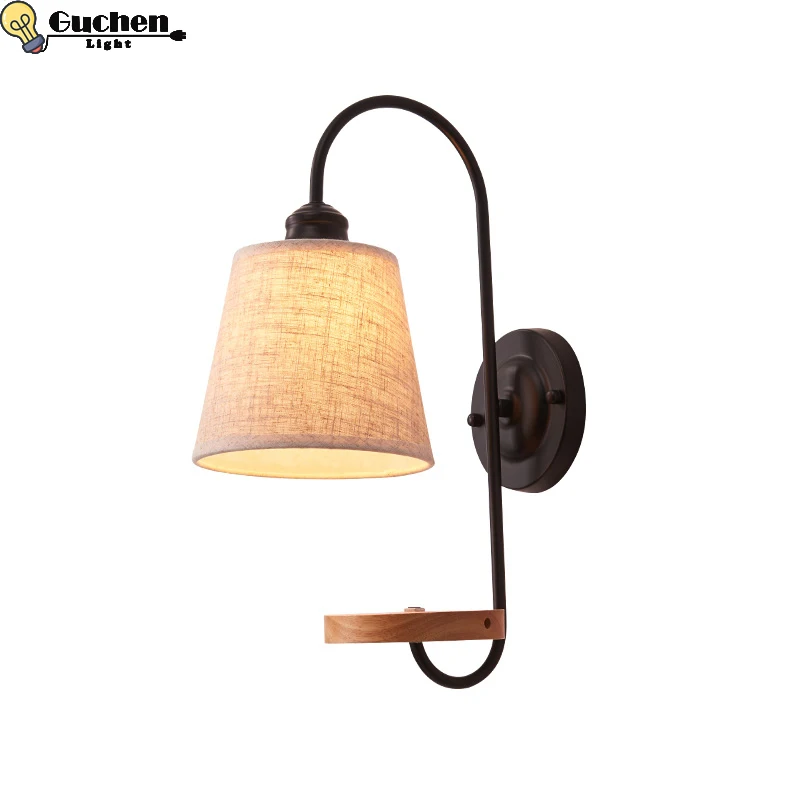 American style bedside antique wall lamp single-head living room lights vintage fashion bar lamps led Loft lighting night light
