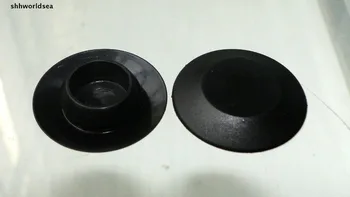 

shhworldsea 100pcs free shipping polyethylene black flush sheet plugs auto plastic fasteners for cars automotive clips