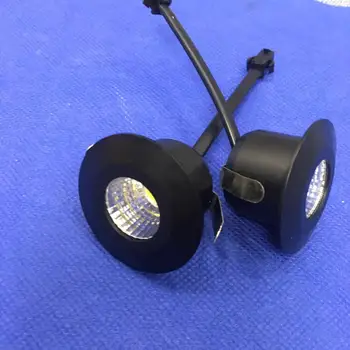 

AC85-277V 3W silver spot 10pcs Adjustable-pitch Led Down Light Energy Saving Spot Home Ceiling Downlight Mini Recessed Lamp