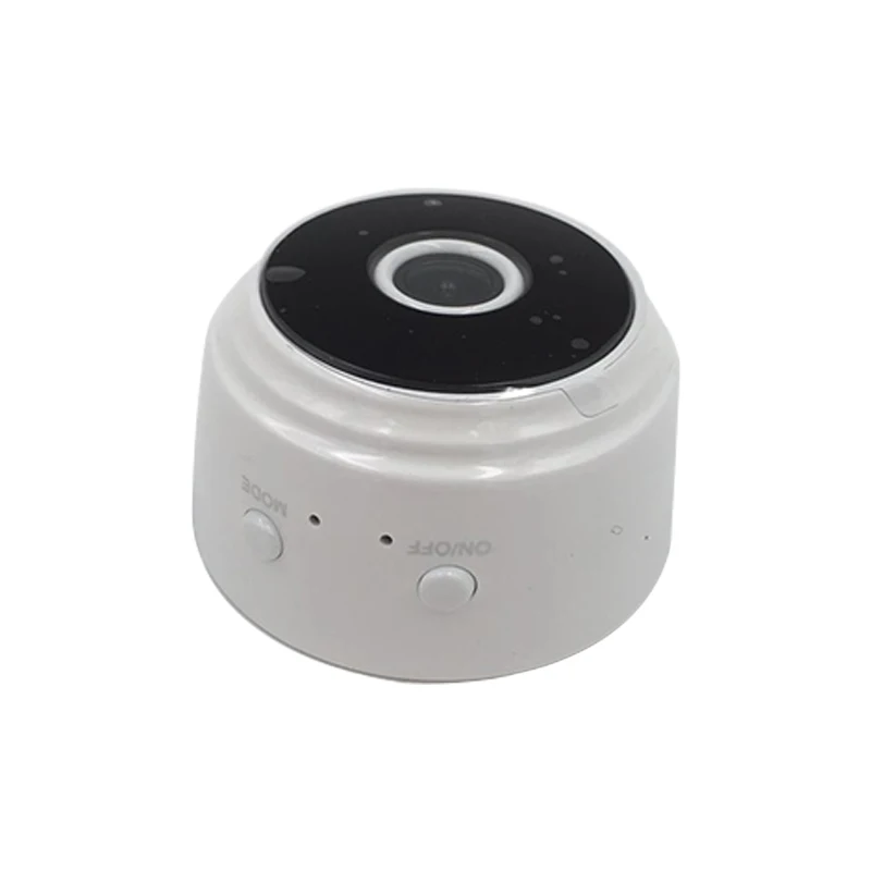 Мини Wifi камера Full HD 1080 P Resulotion Противоугонная видеокамера Бытовая камера ночного видения с поддержкой SD карты - Цвет: White