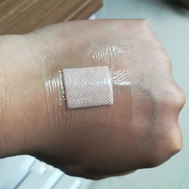 

PU Waterproof Transparent Wound Patch Square Rounded Wound Band Stickers Shaped High Viscosity Ultra-thin Stickers 38*38mm