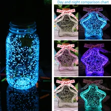 Magic Fluorescent Glow in the Dark Luminous Party Bright Paint Star Wishing Bottle Particle Luminous Sand Toys for Children Gift