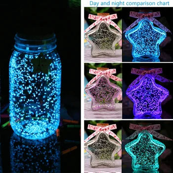 

Luminous Party Bright Paint Star Wishing Bottle Particle Luminous Sand Toys Magic Fluorescent Glow in the Dark for Children Gift