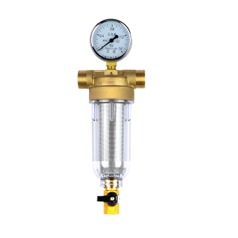1-2-Inch-3-4-Inch-Copper-Water-Pre-Filter-Port-Cleaner-Pressure-Table-Household-Filter