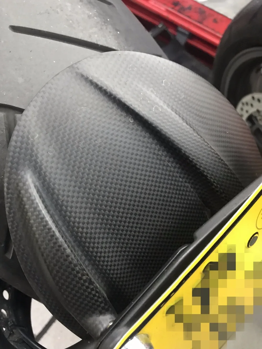 Задняя защитная накладка для Ducati Diavel 2011-15 16 полностью из углеродного волокна