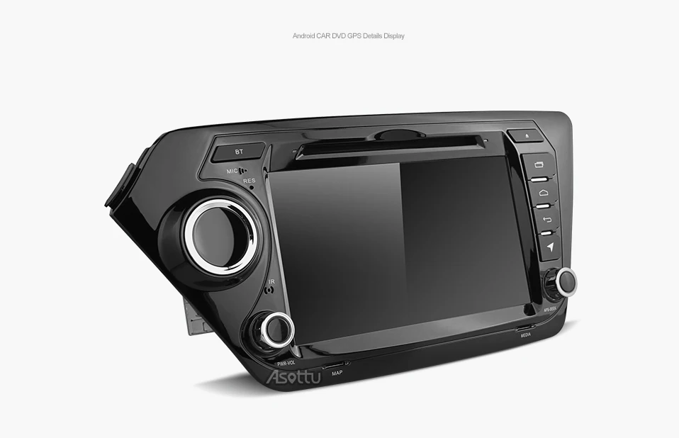 Cheap Asottu KK28060 2G+32G android 8.1 car dvd gps player car radio gps navigation video player for Kia rio k2 car multimedia player 18