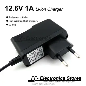 

2PCS Free shopping 12.6 1 lithium polymer battery charger 12 V DC charger head 5.5 * 2.1 mm