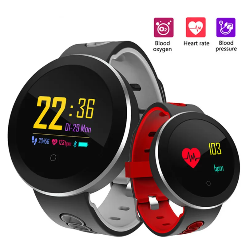 

Q8pro SmartWatch Blood Pressure Monitor Heart Rate Bluetooth Intelligent Digital Smart watch Wearable device Bracelet Sports Run