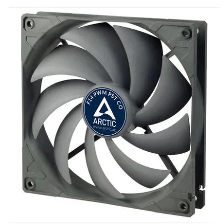 ARCTIC F14 PWM PST CO CPU RadiatorComputer чехол 14 см черный Fan Control Cooler Master Dual Ball Bearing|Жидкостные