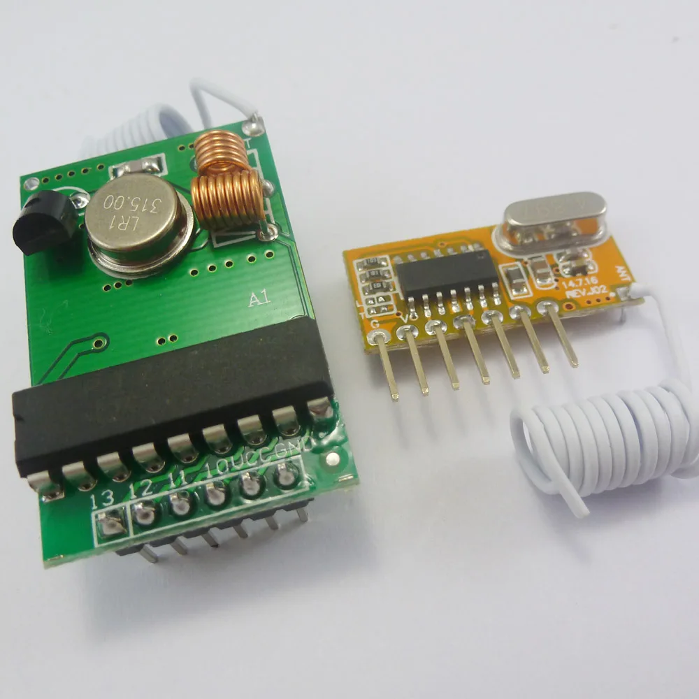 315 МГц PT2262 кодировщик для Arduino декодер RF передатчик приемник комплект связи|encoder
