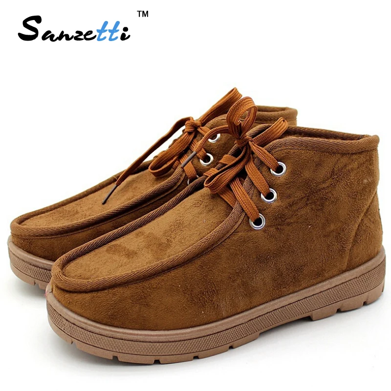 Mercado ensayo palma Hot David Beckham Suede hombres botas hombres invierno nieve botas zapatos  Brown y caqui camello zapatos de hombre botines envío gratis Sanzetti -  AliExpress Calzado