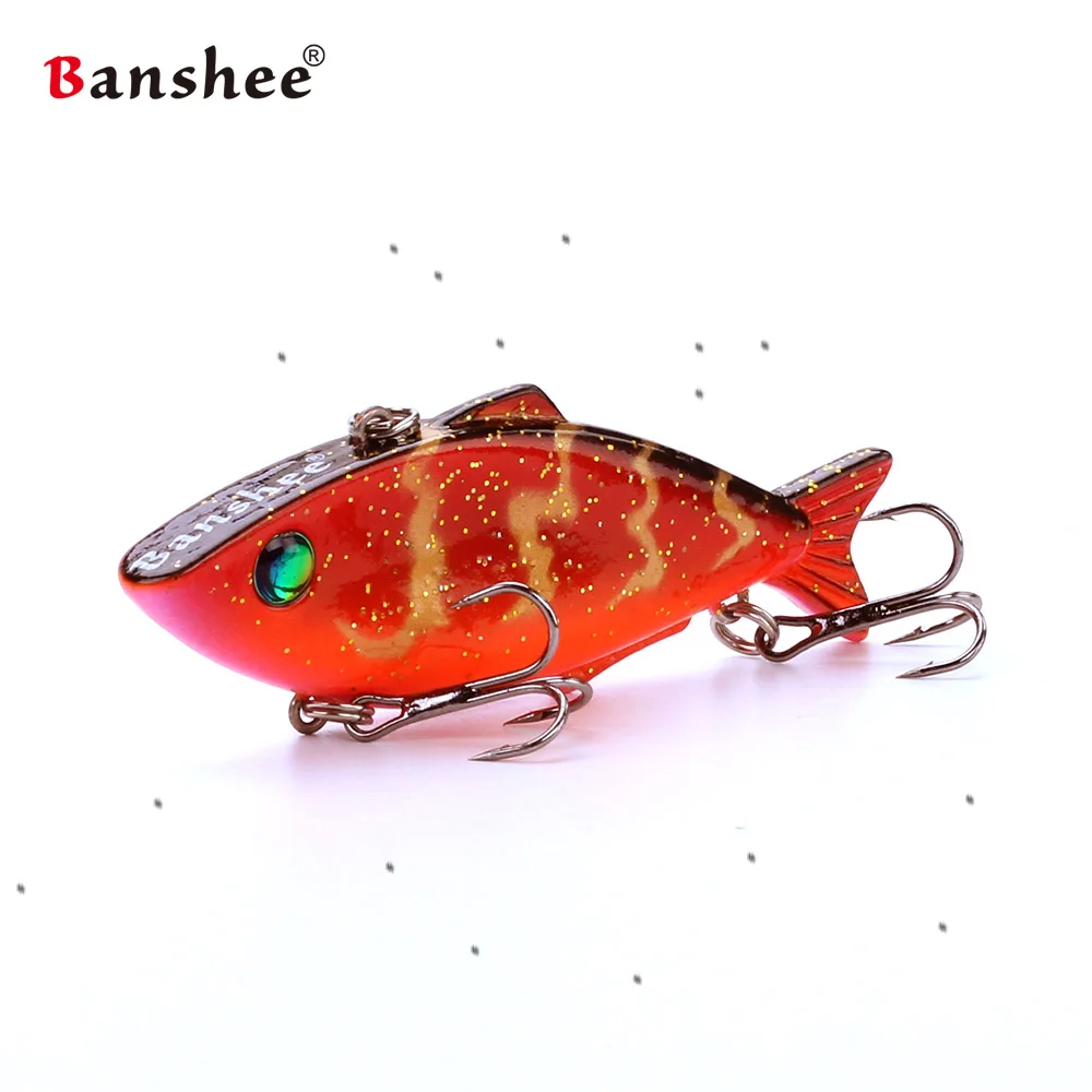 Banshee Waver Ghost VIB Vibe Vibration VV03 Rattle Virbrtor Sound Wobbler  Rattle Sinking Fishing Lure Lipless Crankbait