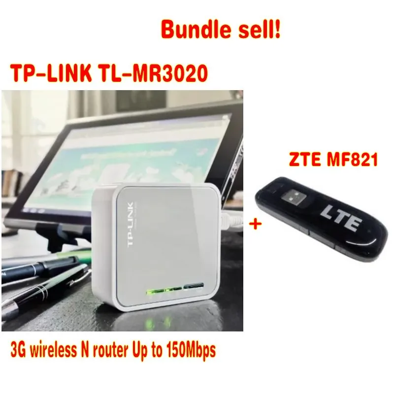 Unlocked Huawei ZTE MF821 4G LTE FDD USB Modem Hotspot plus TP Link