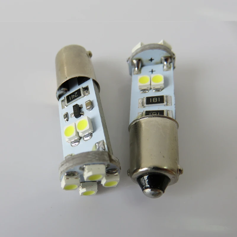 

WLJH 2x Canbus No Error White BA9S LED Bulb Parking City Lights for Mercede Benz CLK320 CLK430 E320 E430 / Volkswagen Golf