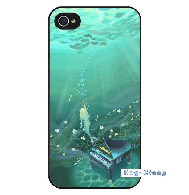 Reboto природа морской синий океан Русалка фортепиано чехол для Sony Xperia Z2 Z3 Z4 Z5 HTC One M7