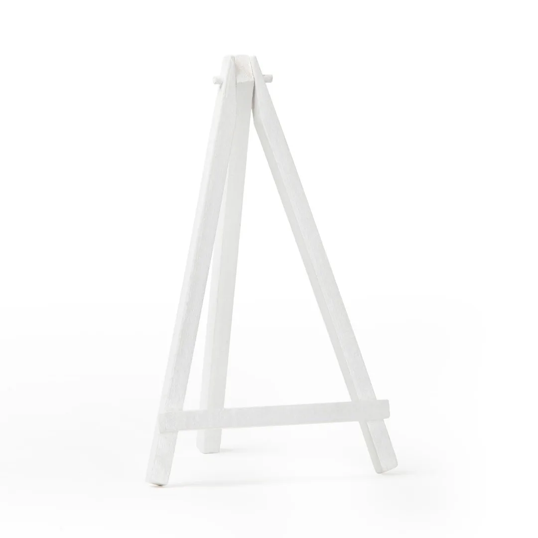 10Pc White s Plastic Artist Easel Wedding Table Number Place Name Card Display Holder