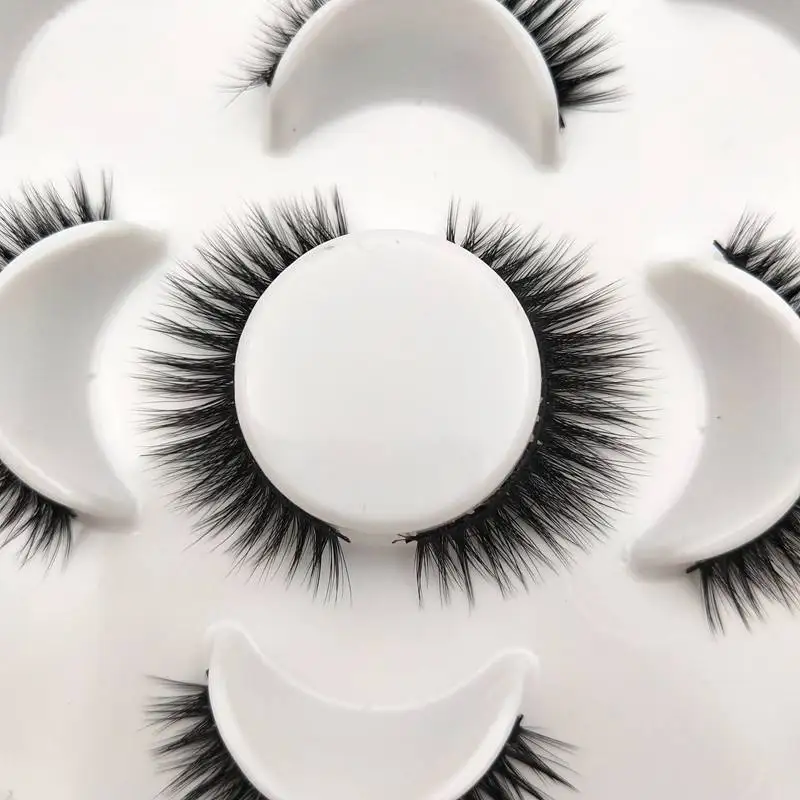 Buzzme KDS 08mix12 3D faux mink eyelashes fluffy soft mink lashes natural long eyelash