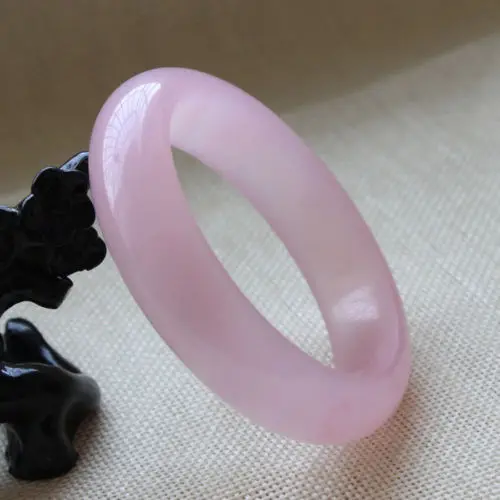 

Free Shipping >>Vintage Chinese Beautiful Emerald Pink Jade Gems Bangle Bracelet