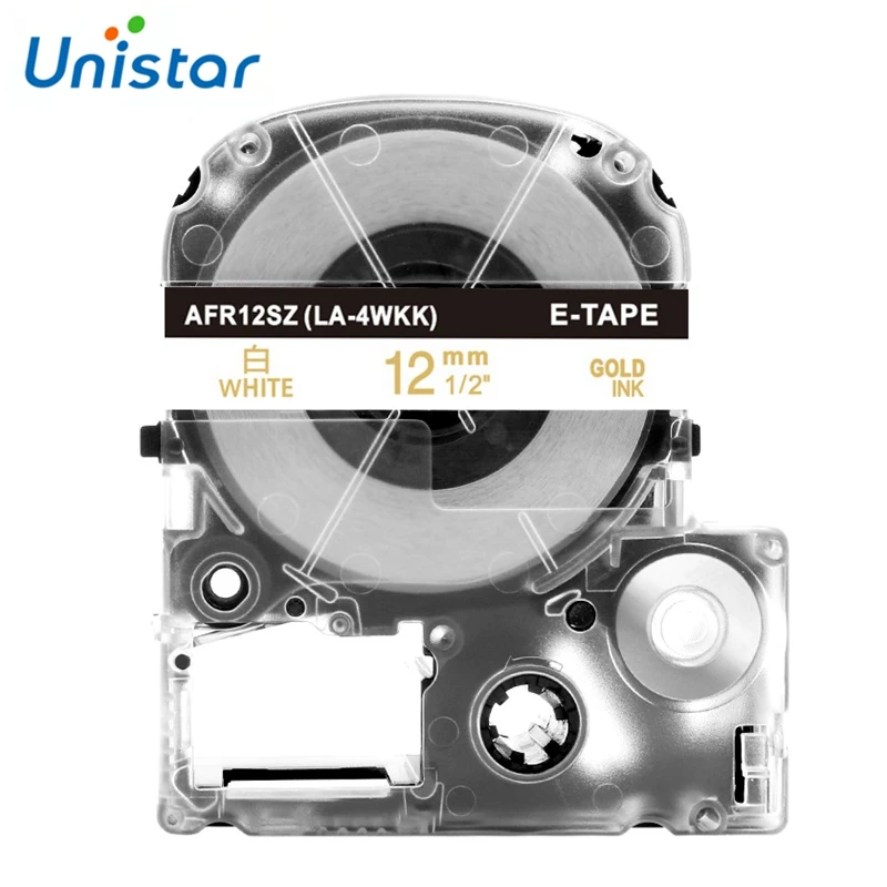 

Unistar Satin Ribbon Tape 12mm compatible for Epson Satin Ribbon SA-4PBK SA-4WKK SA-4KBK SA-4HKK SFR12PK best for gifts wrapping