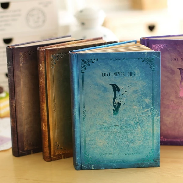 

Retro The Twilight Saga Vampire Diaries Notebook Paper Latest Gift Vintage Daily Memos Colorful Inner Pages