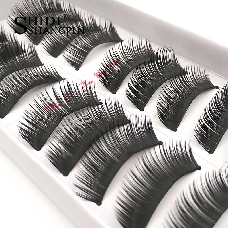 

shidishangpin Professional Eye Lashes Natural Thick False Eyelashes maquiagem Lashes Makeup Eyelashes extensions faux cils #1088