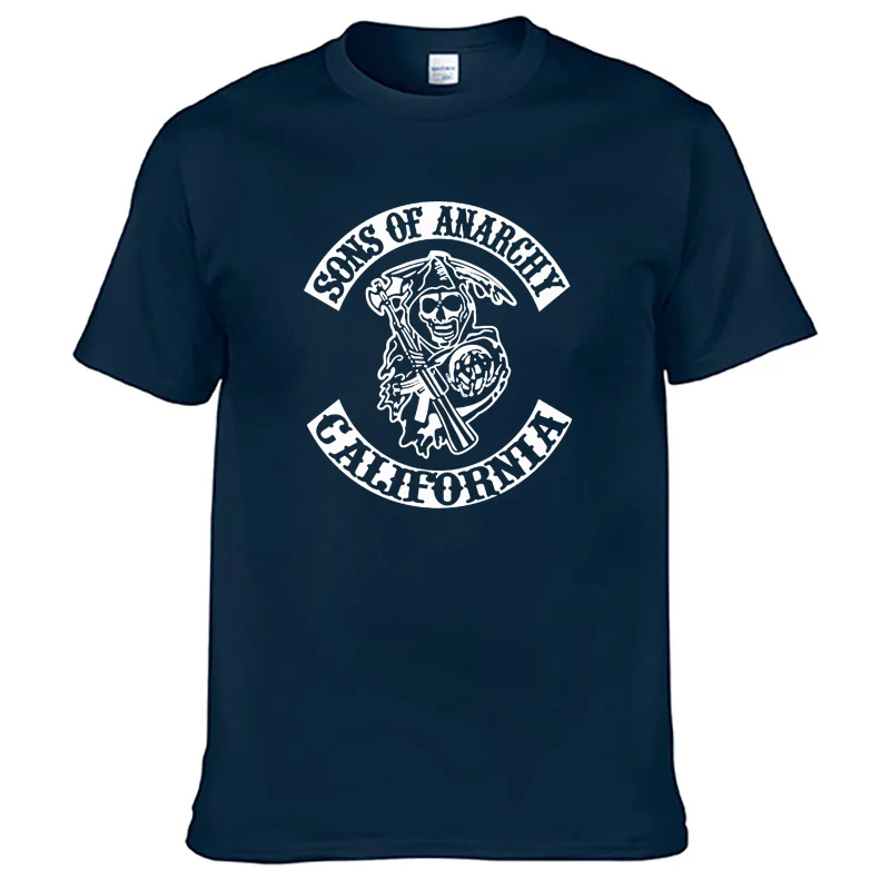 SOA Sons of anarchy/Модная Детская футболка с принтом SAMCRO Мужская и Женская Модная