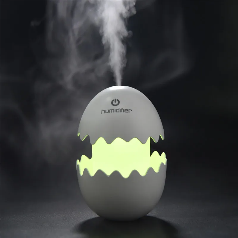 

Fun Egg Ultrasonic Air Humidifier Aroma Lamp Aromatherapy Essential Oil Diffuser Mist Maker Air Freshener for Car Home Office 50