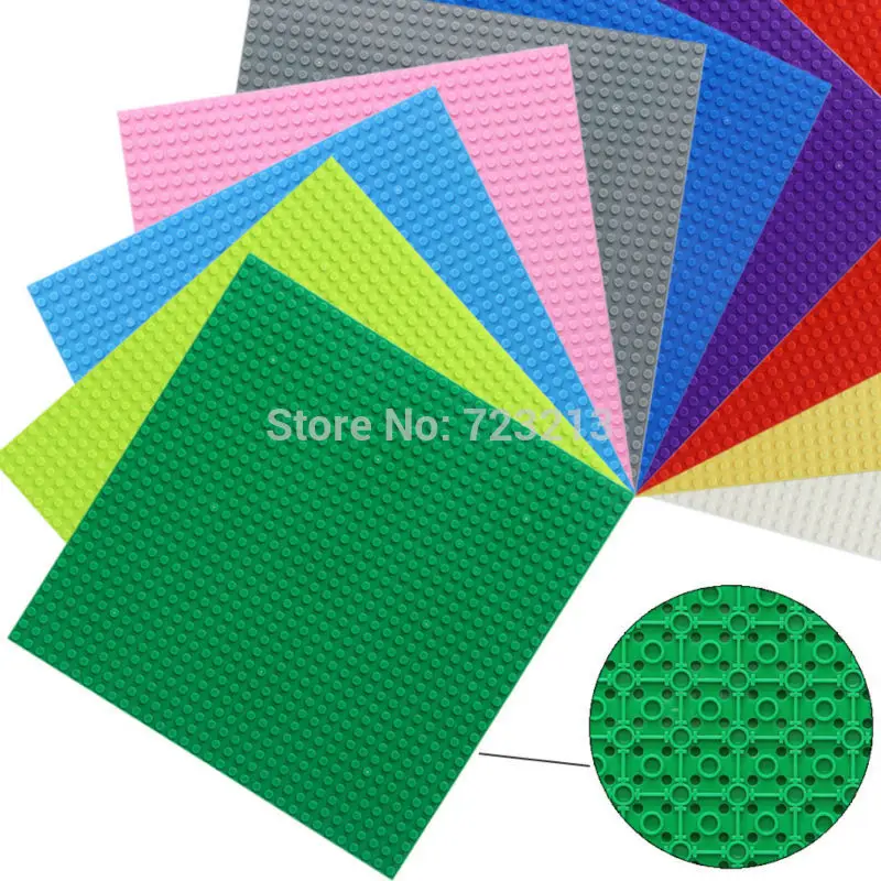 

25x25cm 9.8'' Base Plate 32x32 dots Small Bricks Baseplate City Building Blocks Toys Accessories Compatible with Legoingly