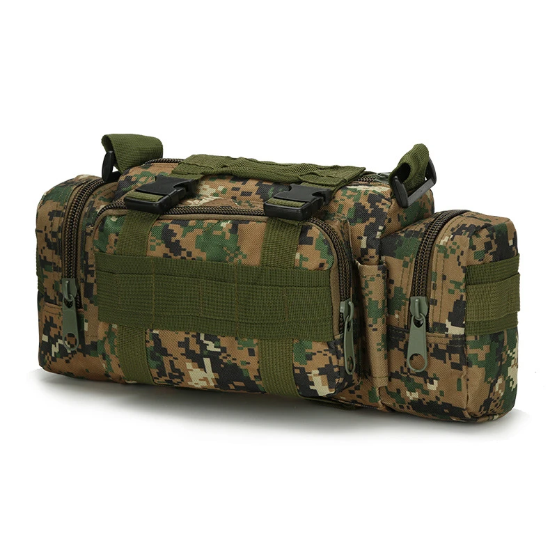 Camo Fishing Tackle Reel Lure Storage Bag Waterproof Outdoor Shoulder Handbag