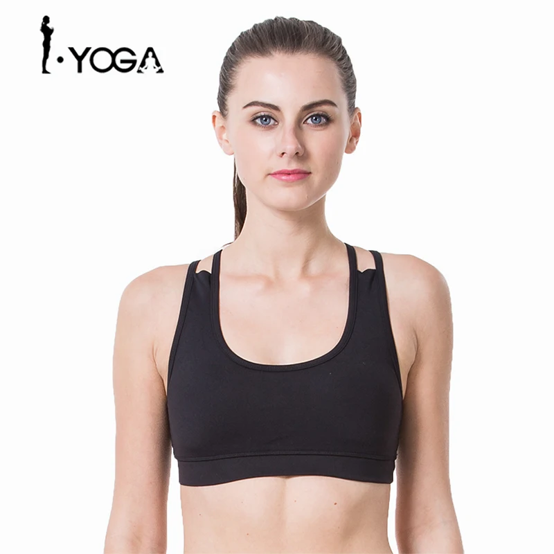 2017 New Womens Yoga Sports Bra Running Gym Fitness Seamless Push Up