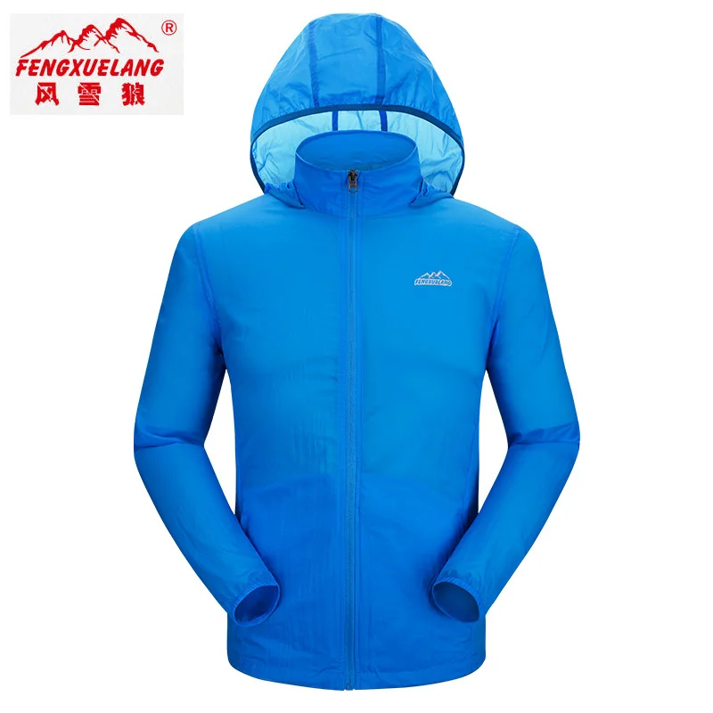 

2017 Outdoor Running Rain Jacket Camping Men Windbreaker Sun-Protective Quick Dry Fishing Anti-UV Clothing Ultra-thin Skin Coat