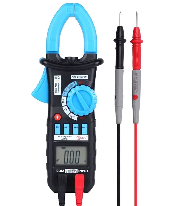 BSIDE ACM01 2000 600 Clamp Meter,ampere AC Current ,Auto Range Digital
