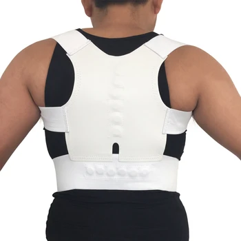 

Men Women Magnetic Lower Back Spine Lumbar Support Belt Posture Corrector Shoulder Brace Orthopedic Back Strap Corset Ease Pains