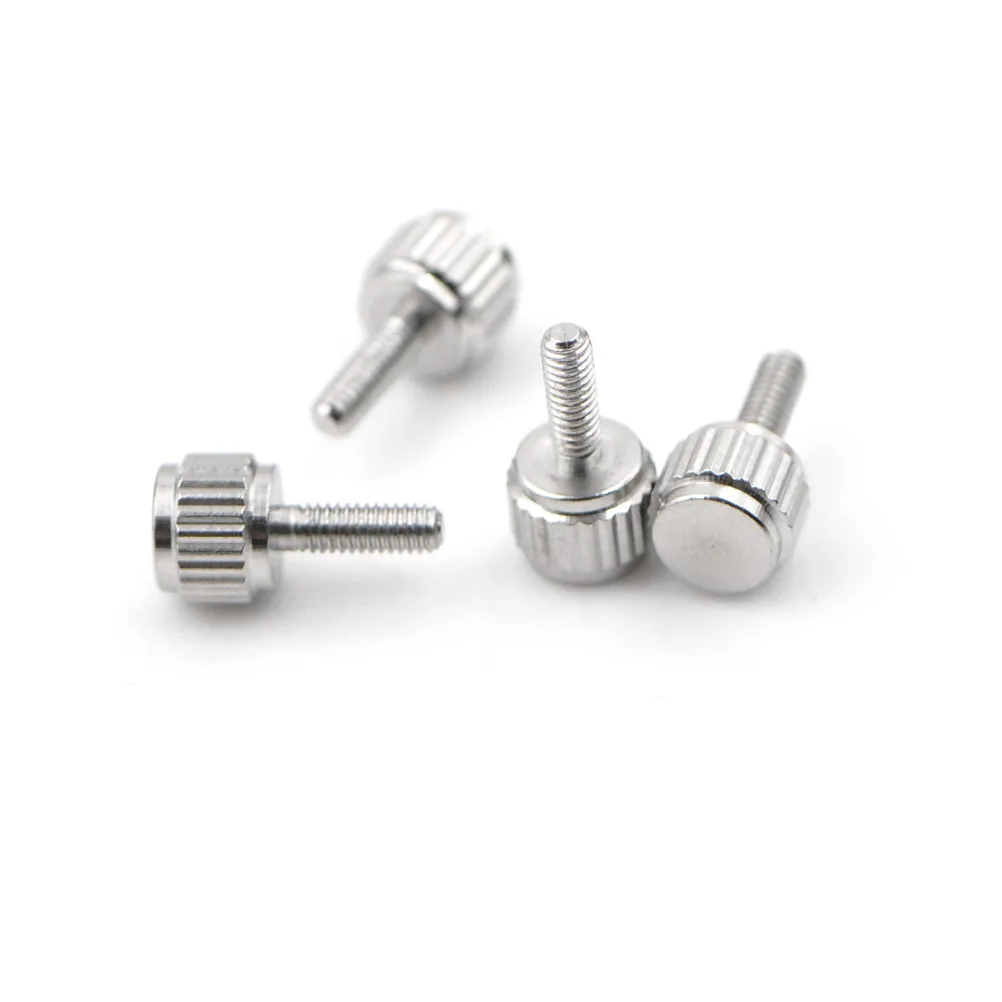 

4 PCS/lot Stainless Steel M2.5 Thumb Screw M2.5 x 7.5mm Toolless Thumb Screw Tool Parts
