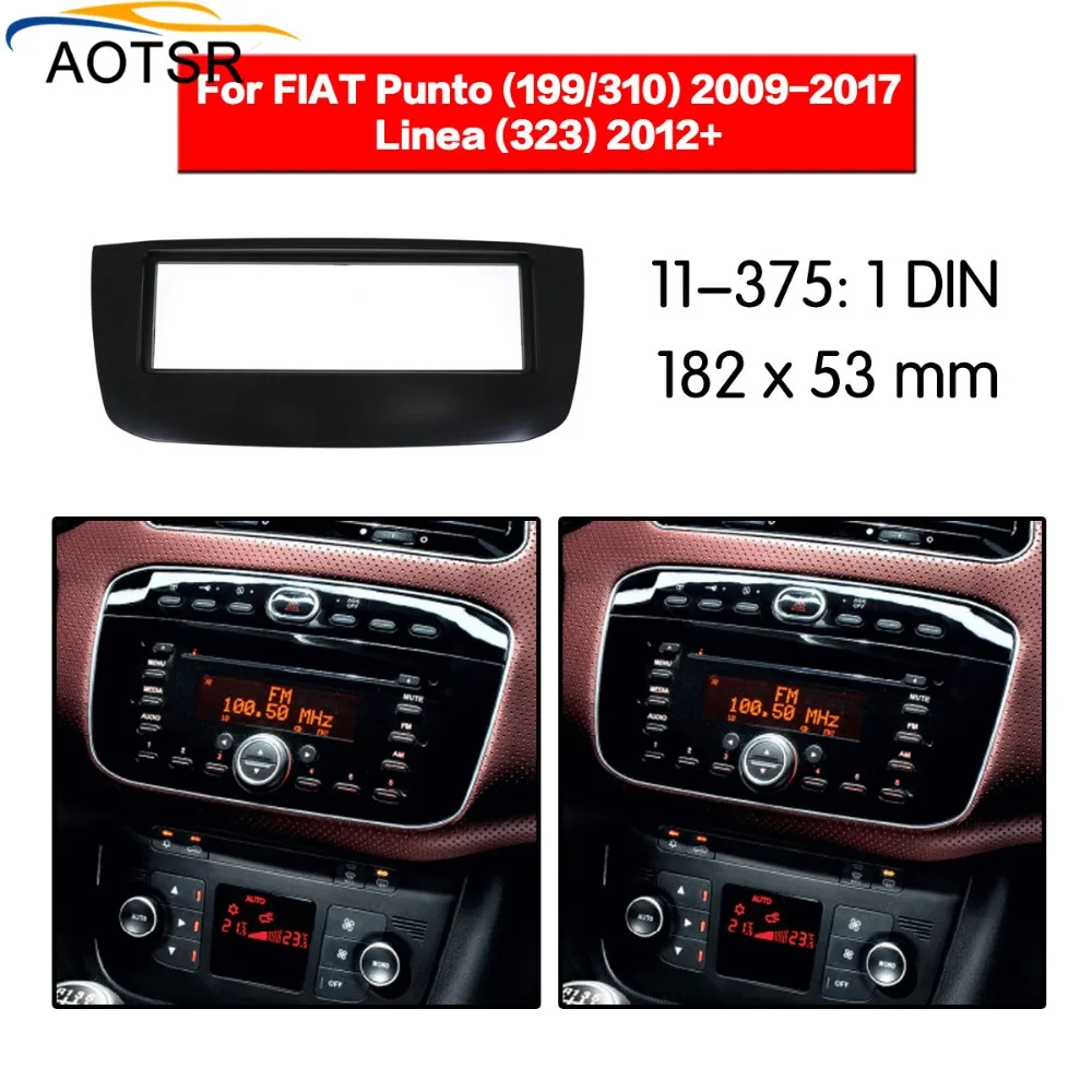 Радио панель для FIAT Punto 2009- Linea 2012+ dvd плеер фасции стерео радио Installtion тире