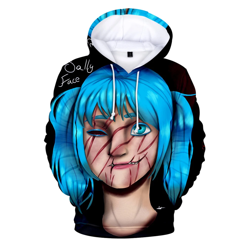 Sally уход за кожей лица 3d Принт толстовки Модные для мужчин веселое Harajuku Кофты Уличная Хип Хоп Качество плюс размеры осенне зимняя одежда