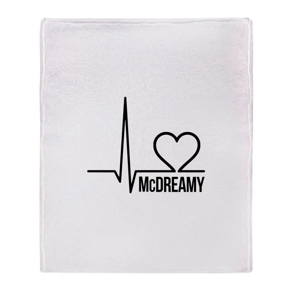

Custom Creative Design Blanket Mcdreamy Grey's Anatomy Soft Fleece Throw Blanket for Sofa Bed Car Couch