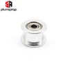 1 PC 2GT Idler Timing Pulley 20 Teeth Aluminum Alloy Perlin Passive 3mm 5mm Bore without Teeth for GT2 6mm Belt 3D Printer Parts ► Photo 2/4