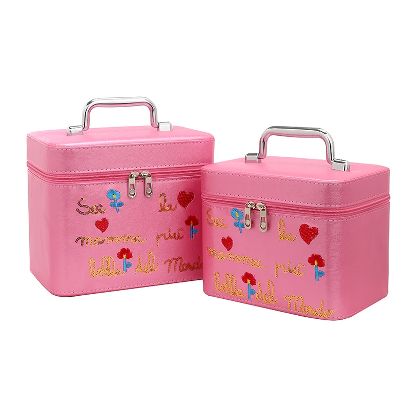 

Professional Large Capacity Cosmetic Bag 2018 High Quality Women Travel Necessaire Toiletry Cartoon Make up Bag