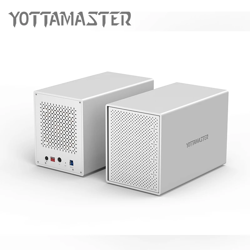 

Yottamaster HDD 3.5 Case 5 bay USB3.0 Docking Station Aluminum USB3.0 to SATA HDD Enclosure Support RAID 50 TB for Laptop PC