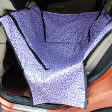 Утолщенные водостойкий износостойкий Оксфорд автомобиля заднего одного сиденья ПЭТ автомобиля подушки водостойкие автомобильные сиденья Перевозчик безопасности автомобиля