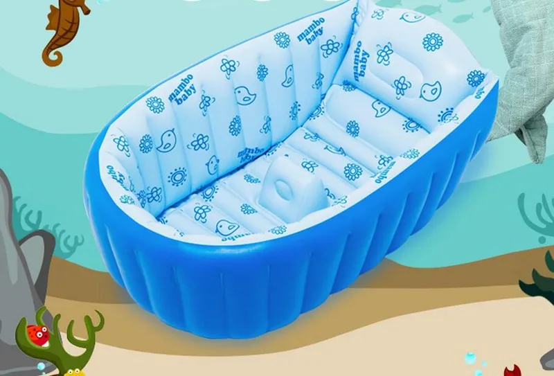 Mambobaby от 0 до 3 лет Детская утолщенная Ванна умывальник складная детская ванна, бассейн варианты портативный детский надувной бассейн